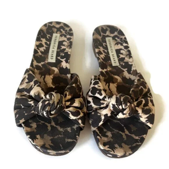 Veronica Beard Women's Leopard Print Sandals - Picture 4 of 8